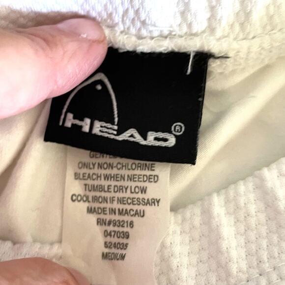 Head White Tennis Skort/ Skirt Sz M - Picture 4 of 4
